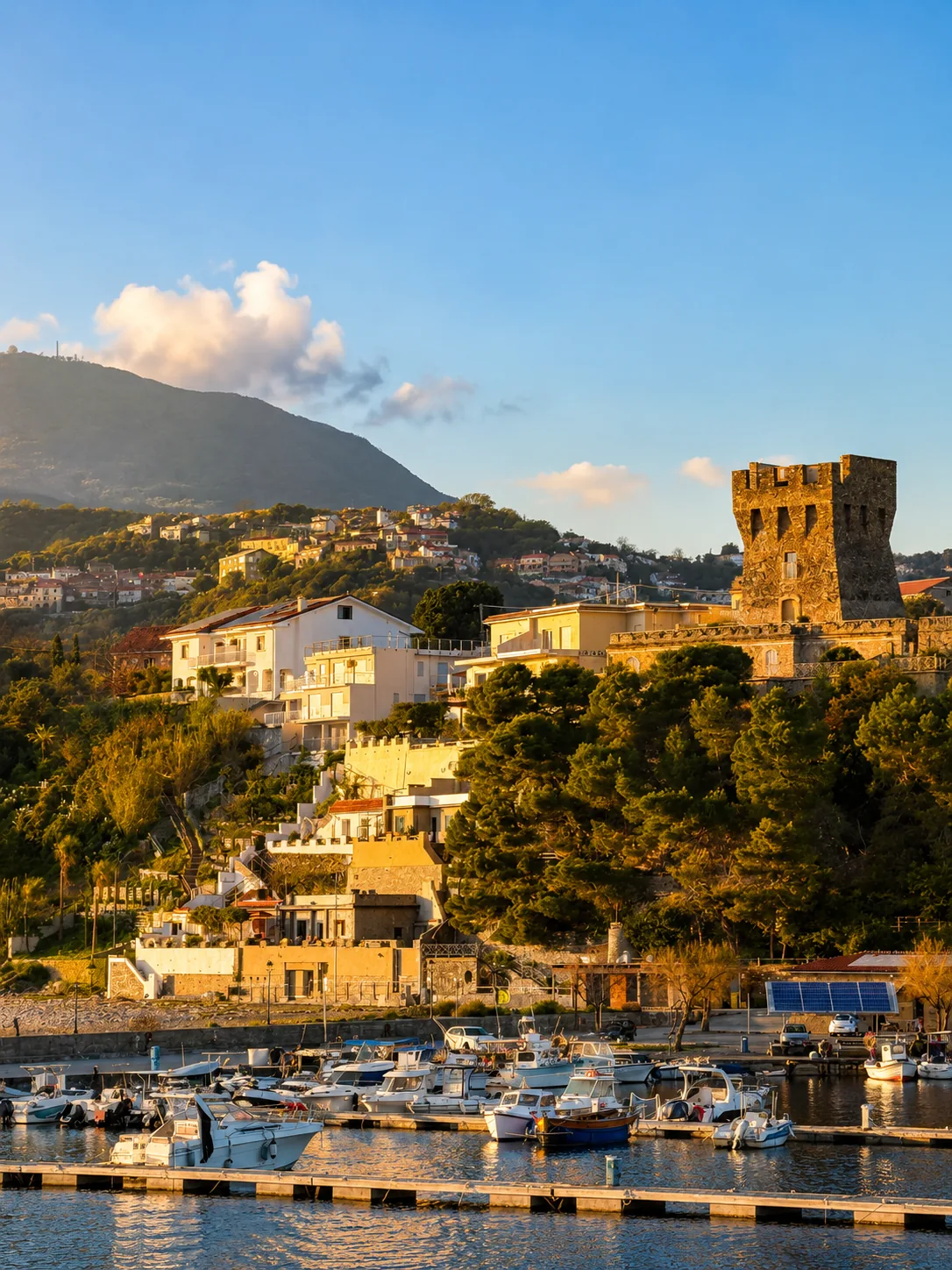 Vista sulla Marina di Casal Velino — Costa Cilentana, Salerno